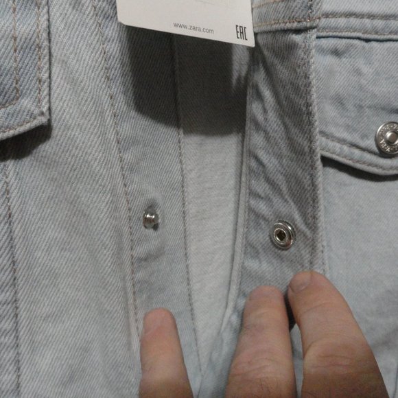 ZARA Skirt jumpsuit one piece, full snap,belt loops NWT~Cute~fashi… - Picture 5 of 8